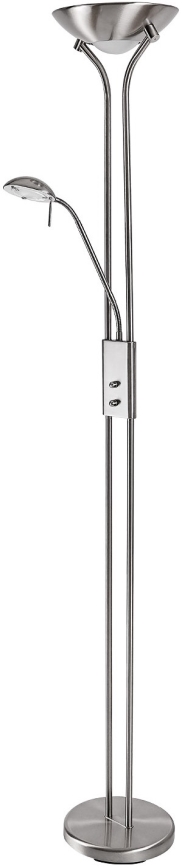 Brilagi - Dimmbare Stehleuchte SCARLETT 1xR7s/230W/230V + 1xG9/40W mattchrom