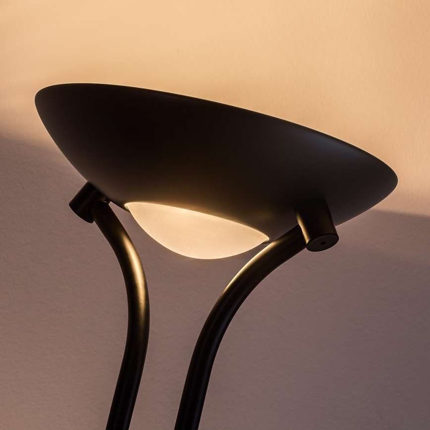 Brilagi - Dimmbare Stehleuchte SCARLETT 1xR7s/230W/230V + 1xG9/40W schwarz