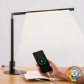 Brilagi - Dimmbare Touch-Tischlampe mit USB-Anschlüssen VARIO LED/7W/230V 3000-6500K CRI 96 schwarz