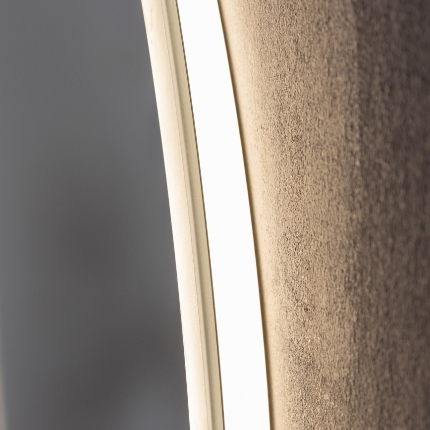 Brilagi - LED-beheizter Badezimmerspiegel CLARA ECO LED/12 W/230 V Ø 60 cm IP44 CRI 90 dimmbar + CCT