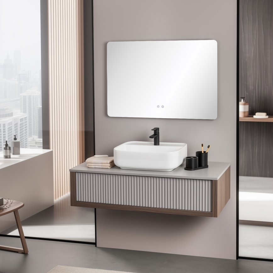 Brilagi - DIANA LED-beheizter Badezimmerspiegel LED/20W/230V 60x90 cm IP44 CRI 90 dimmbar + CCT