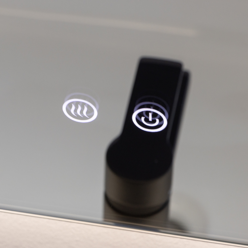 Brilagi - LED-beheizter Badezimmerspiegel DIANA LED/17W/230V 60x60 cm IP44 CRI 90 dimmbar + CCT