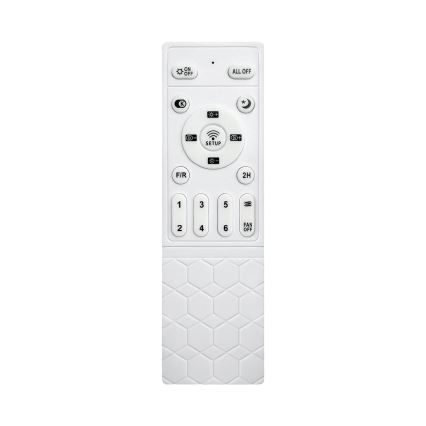 Brilagi - LED dimmbarer Deckenventilator LED/34W/230V 106 cm schwarz/braun + Fernbedienung