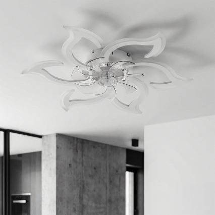 Brilagi - LED-dimmbarer Deckenventilator LED/34W/230V 3000-6500K Ø 83 cm weiß + Fernbedienung