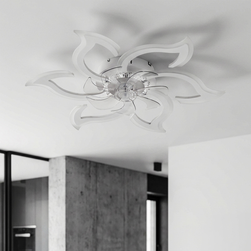 Brilagi - LED-dimmbarer Deckenventilator LED/34W/230V 3000-6500K Ø 83 cm weiß + Fernbedienung