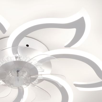 Brilagi - LED-dimmbarer Deckenventilator LED/34W/230V 3000-6500K Ø 83 cm weiß + Fernbedienung