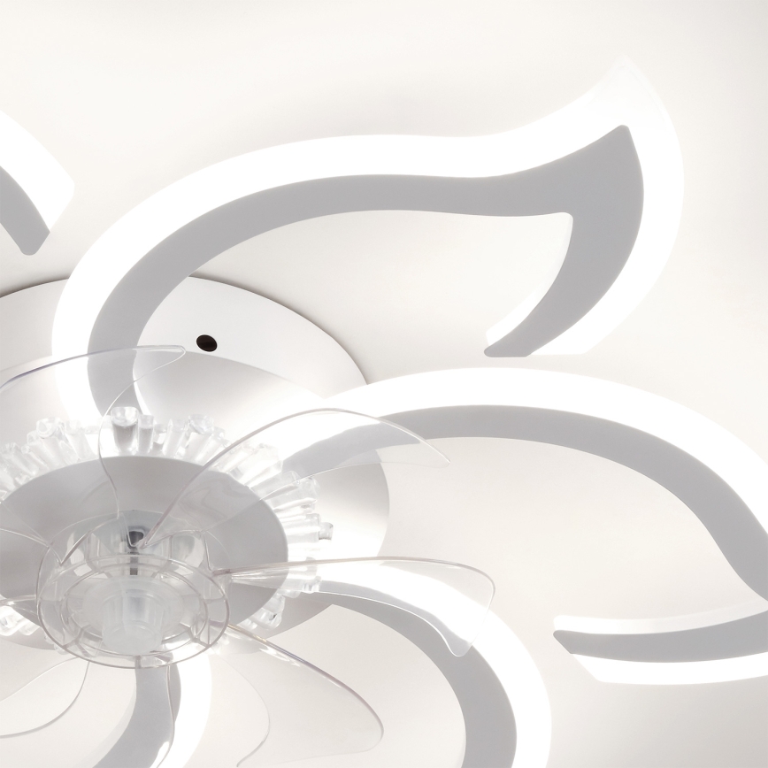 Brilagi - LED-dimmbarer Deckenventilator LED/34W/230V 3000-6500K Ø 83 cm weiß + Fernbedienung