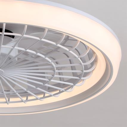 Brilagi - dimmbarer LED-Deckenventilator LED/40W/230V 3000–6500K Ø 48 cm weiß + Fernbedienung