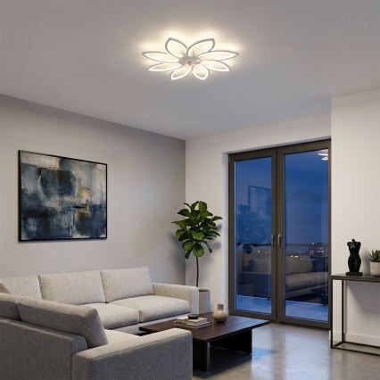 Brilagi - LED-dimmbarer Deckenventilator LED/43W/230V Ø 90 cm weiß + Fernbedienung