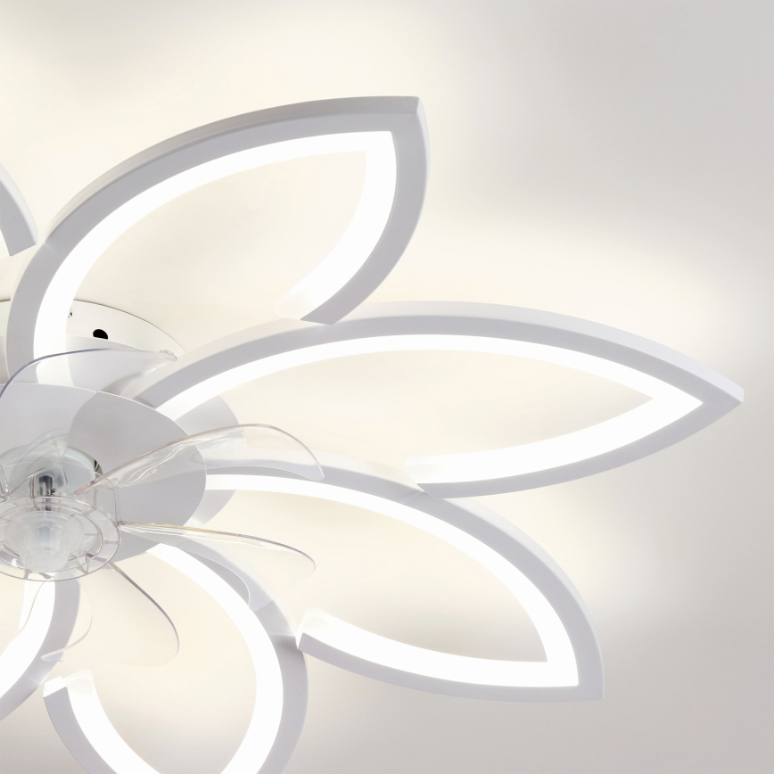 Brilagi - LED-dimmbarer Deckenventilator LED/43W/230V Ø 90 cm weiß + Fernbedienung