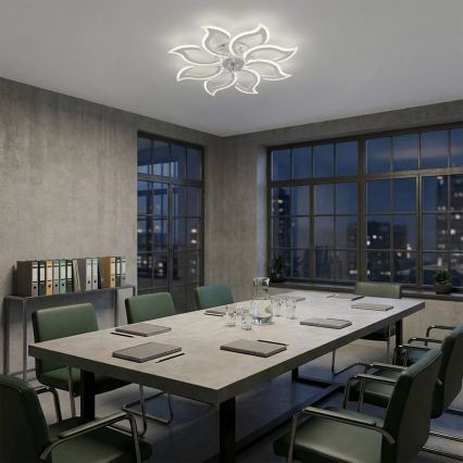 Brilagi - Dimmbarer LED-Deckenventilator LED/44W/230V 3000-6500K Ø 90 cm weiß + Fernbedienung