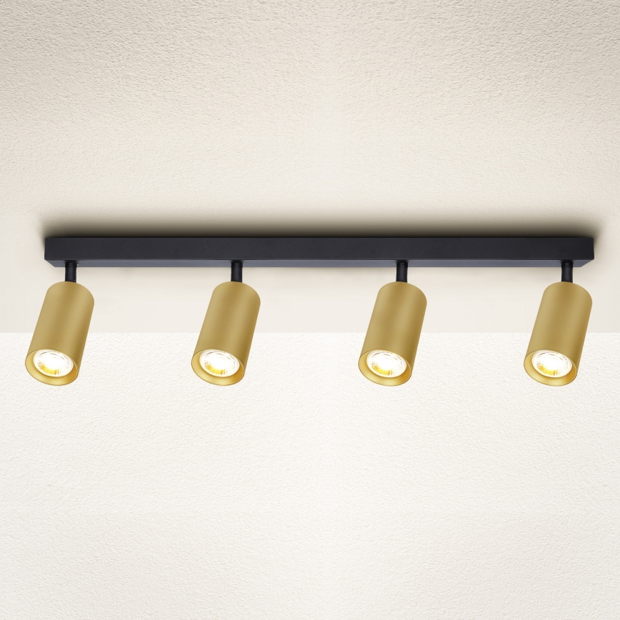 Brilagi - Dimmbarer LED-Einbaustrahler SELE GOLDEN 4xGU10/6,5W/230V 2700-6500K schwarz/gold