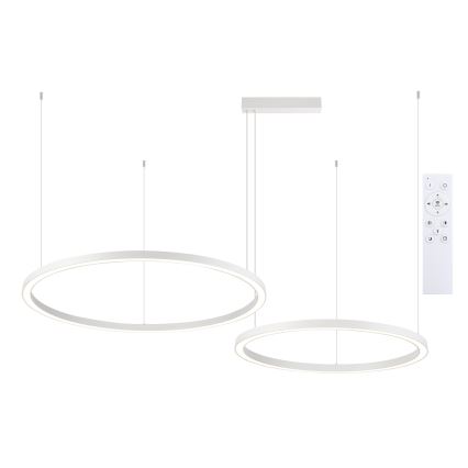 Brilagi - LED-dimmbare Seilpendelleuchte PORTOFINO LED/98W/230V 3000-6000K weiß + Fernbedienung