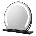 Brilagi - Dimmbarer LED-Make-up-Spiegel FLORIDA LED/14W/230V 3000/4000/6500K 44x40 cm schwarz