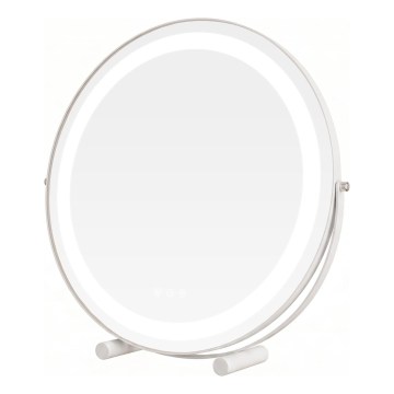 Brilagi - dimmbarer LED-Make-up-Spiegel FLORIDA LED/17W/230V 3000/4000/6500K Ø 42 cm weiß