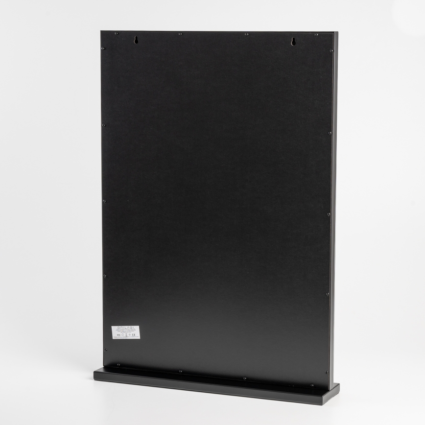 BRILAGI - dimmbarer LED-Make-up-Spiegel HOLLYWOOD LED/15W/230V CCT + 2x USB 55x77 cm schwarz