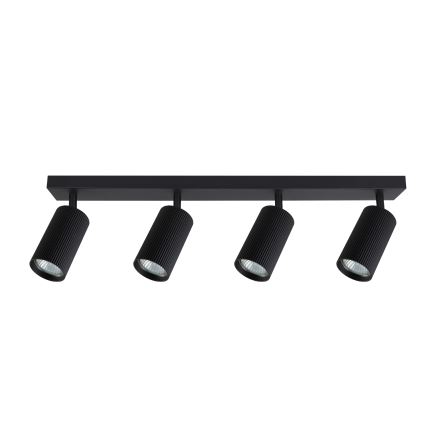 Brilagi - LED RGBW dimmbarer Einbaustrahler SELE MODERN 4xGU10/4,8W/230V 3000K schwarz + Fernbedienung