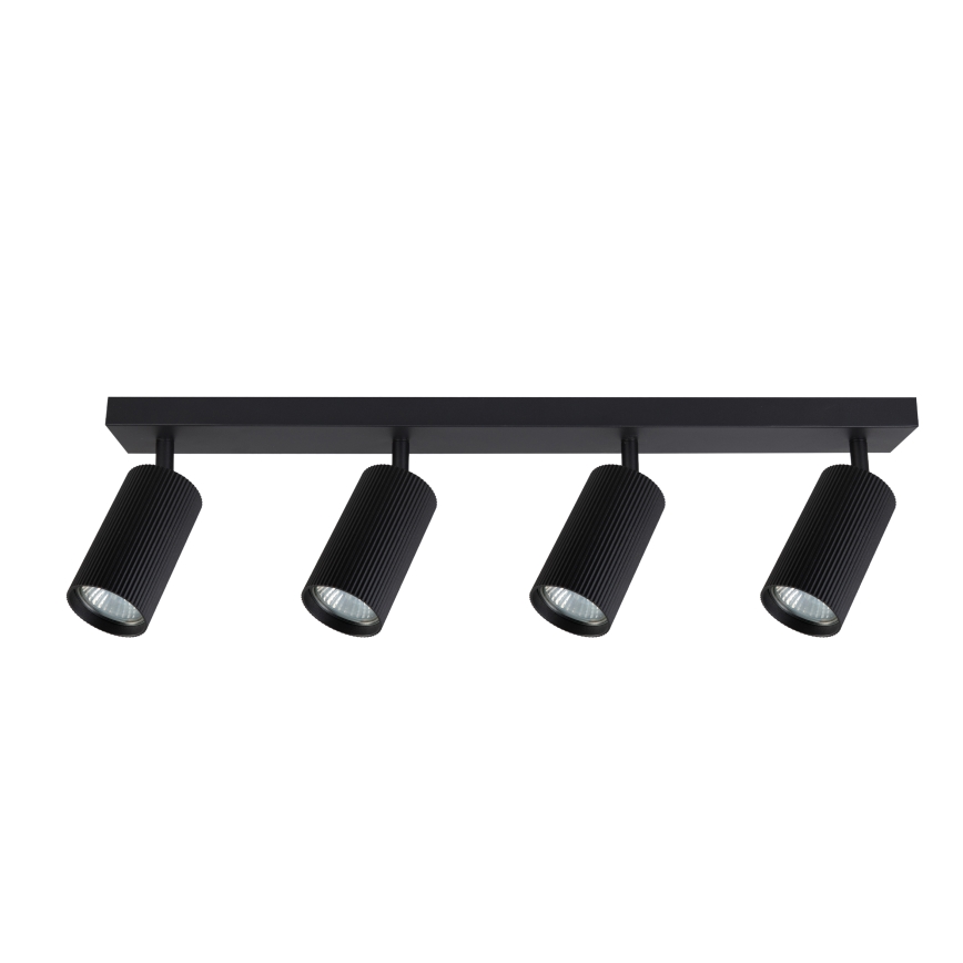 Brilagi - LED RGBW dimmbarer Einbaustrahler SELE MODERN 4xGU10/6W/230V 3000K schwarz + Fernbedienung