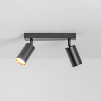 Brilagi - LED RGBW Dimmbarer Einbauspot SELE 2xGU10/4,8W/230V 3000K schwarz/gold + Fernbedienung
