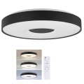 Brilagi - dimmbares LED-Deckenlicht JAMIS LED/48W/230V 3000-6500K Ø 39 cm schwarz + Fernbedienung