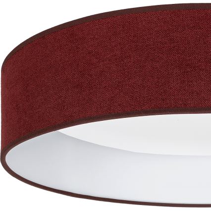 Brilagi - dimmbare LED-Deckenleuchte VELVET SMARTIX LED/36W/230V 3000-6000K Ø 55 cm weinrot Wi-Fi Tuya Beacon + Fernbedienung
