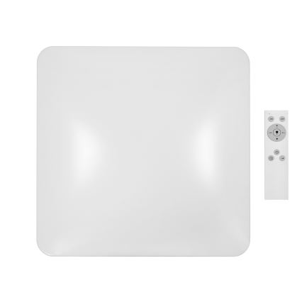 Brilagi - Dimmbare LED-Deckenleuchte VELVET SQUARE LED/24W/230V 3000/4000/6500K + Fernbedienung cremefarben