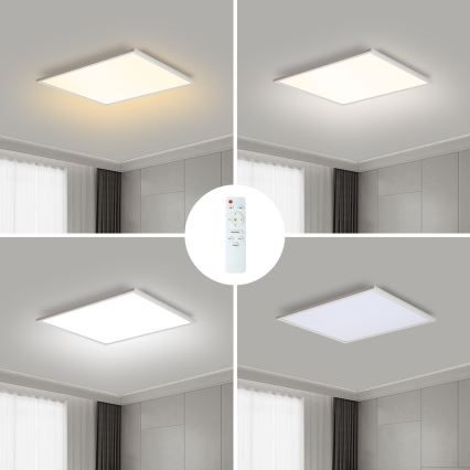 Brilagi - LED-dimmbare Deckenleuchte SLIMFRAME LED/36W/230V 45x45 cm 3000-6000K weiß + Fernbedienung