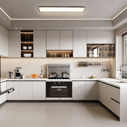 Brilagi - LED dimmbare Deckenleuchte SLIMFRAME LED/58W/230V 120x30 cm 3000-6000K schwarz + Fernbedienung