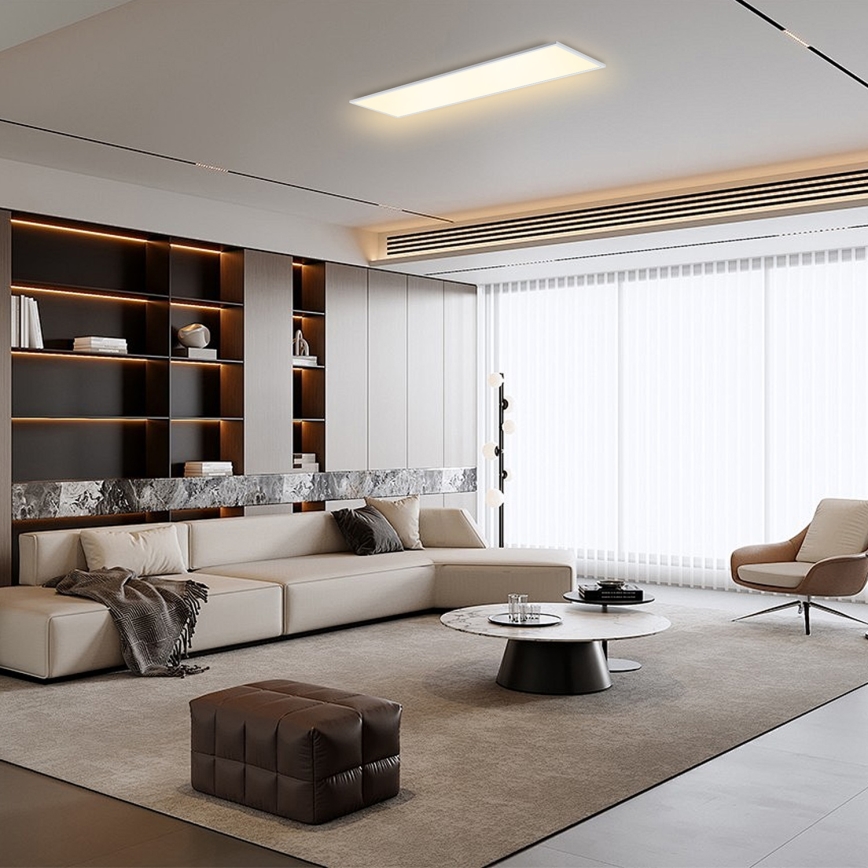 Brilagi - SLIMFRAME dimmbare LED-Deckenleuchte 58W/230V 120x30 cm 3000-6000K weiß + Fernbedienung