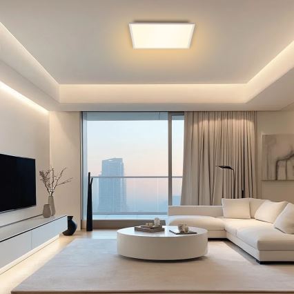 Brilagi - Dimmbare LED-Deckenleuchte SLIMFRAME LED/58W/230V 60x60 cm 3000-6000K weiß + Fernbedienung