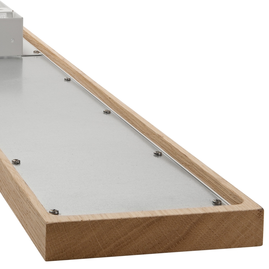 Brilagi - Dimmbares LED-RGBW-Panel WOODY FRAME LED/34W/230V 11,5x123 cm 2700-6500K Eiche + Fernbedienung