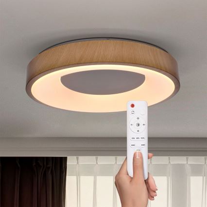Brilagi - LED dimmbares Deckenleuchte DORIA LED/48W/230V 3000-6500K Ø 39 cm + Fernbedienung