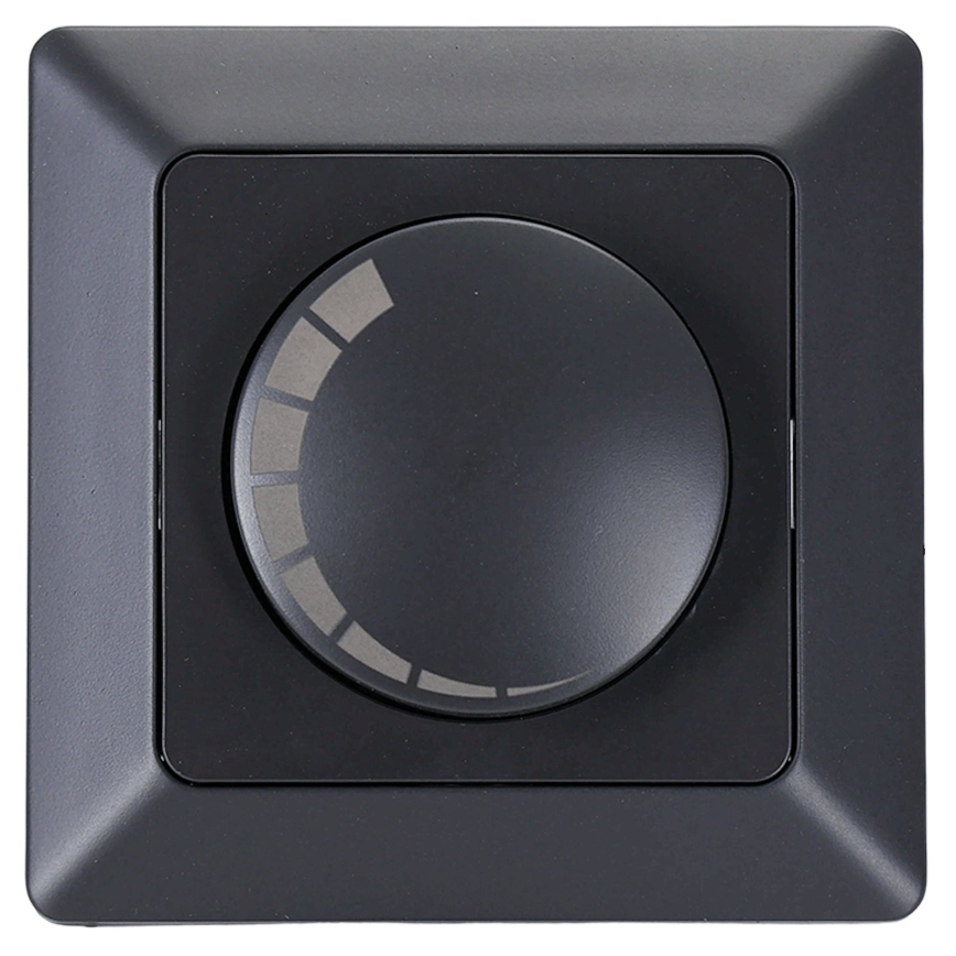 BRILAGI - Drehdimmer mit Rahmen 110W/230V schwarz