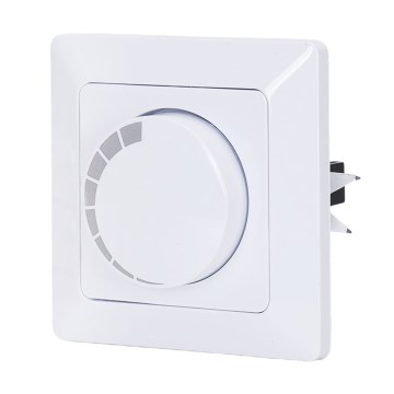 BRILAGI - Drehdimmer mit Rahmen 110W/230V weiß