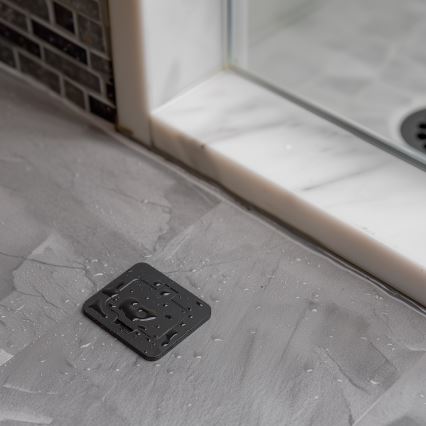 Brilagi - Einbau-Bodensteckdose für den Außenbereich IP55, schwarz, rechteckig