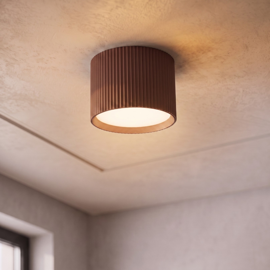 BRILAGI - Einbauleuchte STRIPY 1xGX53/15W/230V 60x82 mm braun
