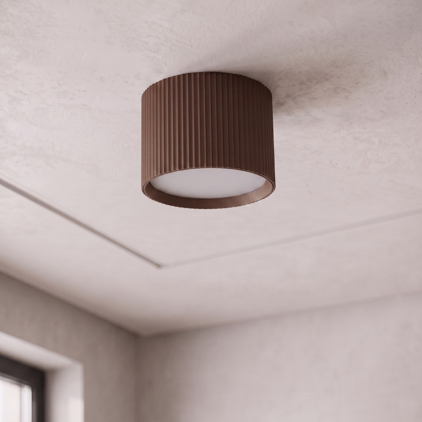 BRILAGI - Einbauleuchte STRIPY 1xGX53/15W/230V 60x82 mm braun