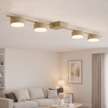 Brilagi - Einbaustrahler 4xGX53/12W/230V beige