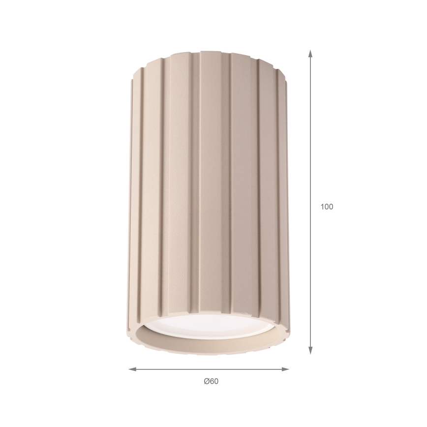 Brilagi - Einbaustrahler CRISPINA 1xGU10/10W/230V 10 cm beige