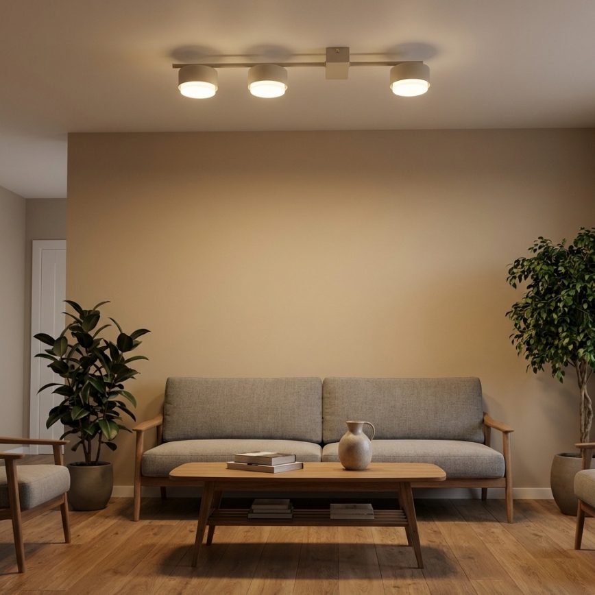 Brilagi - Einbaustrahler MONO 3xGX53/12W/230V, beige