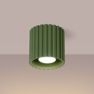 Brilagi - Einbaustrahler SFERA 1xGU10/10W/230V Ø 10 cm grün