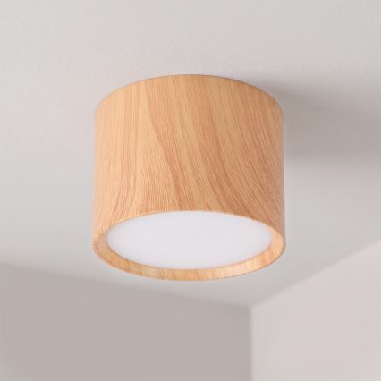 BRILAGI - Einbaustrahler SMOOTH 1xGX53/15W/230V 60x82 mm, Eichen-Dekor