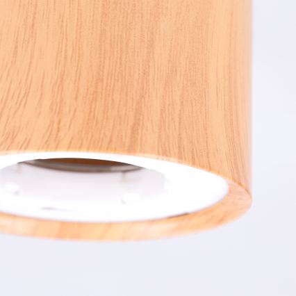 BRILAGI - Einbaustrahler SMOOTH 1xGX53/15W/230V 60x82 mm, Eichen-Dekor