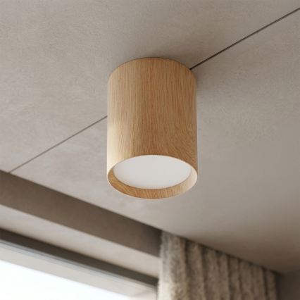 BRILAGI - Spotleuchte SMOOTH LONG 1xGX53/15W/230V 100x82 mm Eichen-Dekor