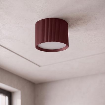 BRILAGI - Einbaustrahler STRIPY 1xGX53/15W/230V 60x82 mm burgunderrot