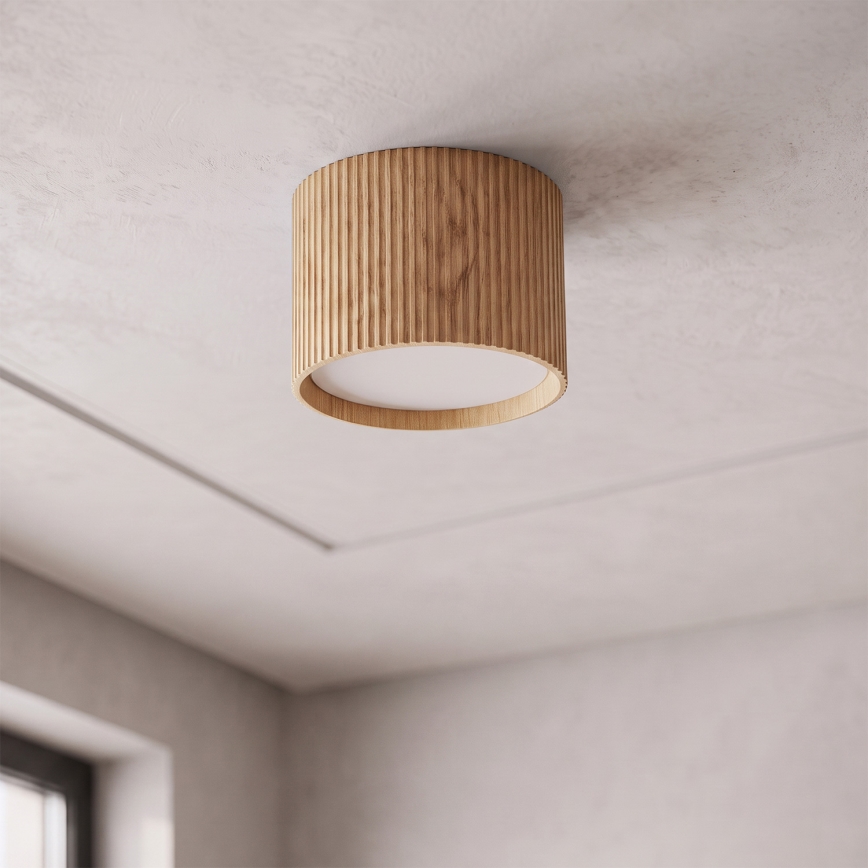 BRILAGI - Einbaustrahler STRIPY 1xGX53/15W/230V 60x82 mm Eichen-Dekor