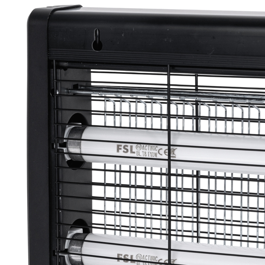 Brilagi - Elektrischer Insektenvernichter 2xUV/10W/230V 60 m² schwarz