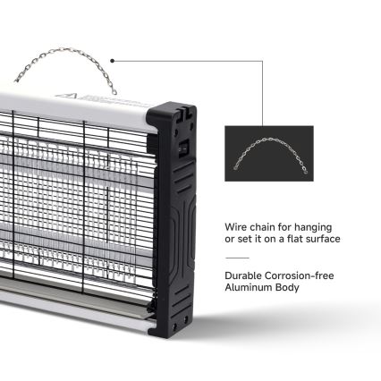 Brilagi - Elektrischer Insektenvernichter 2xUV/18W/230V für 100 m2
