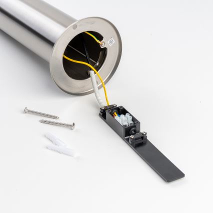 BRILAGI - Dimmbare LED-Außenleuchte ELIA 1xE27/6W/230V 2700-6500K IP44 Wi-Fi 100 cm mattchrom