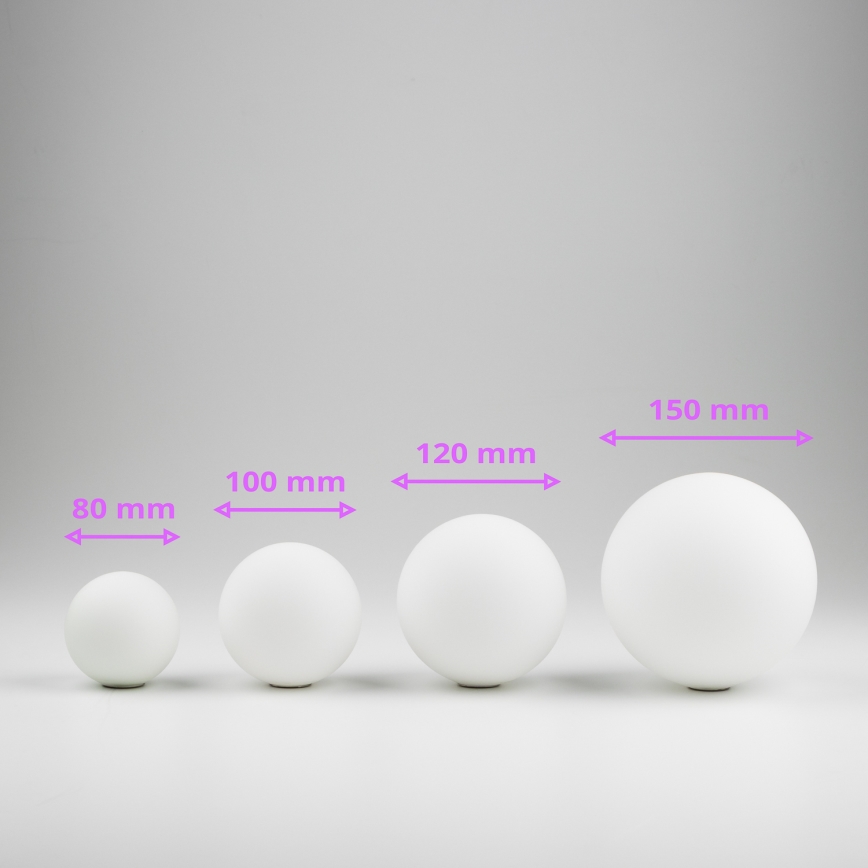 Brilagi - Ersatzglas für Hängeleuchte, Wandleuchten und Lampen MISTEL, MILLA d 8 cm weiß